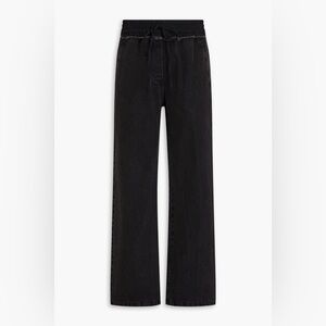 Phillip Lim Frayed High-Rise Straight Leg Jeans